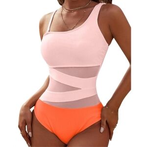 Blooming Jelly Women's Onepiece Bathing Suit NWT S